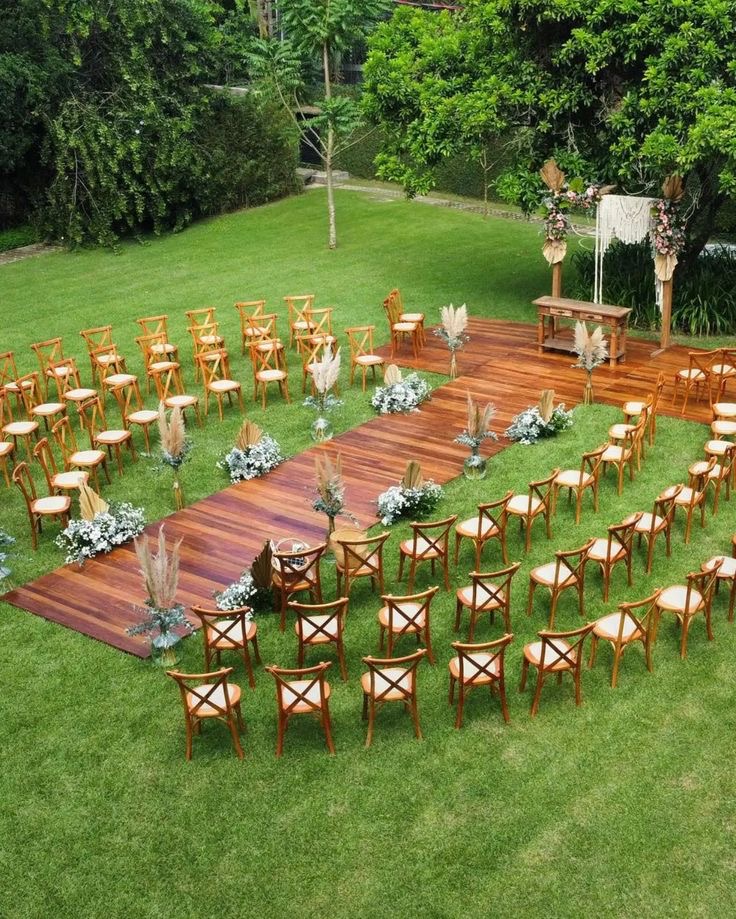 Outdoor event setup